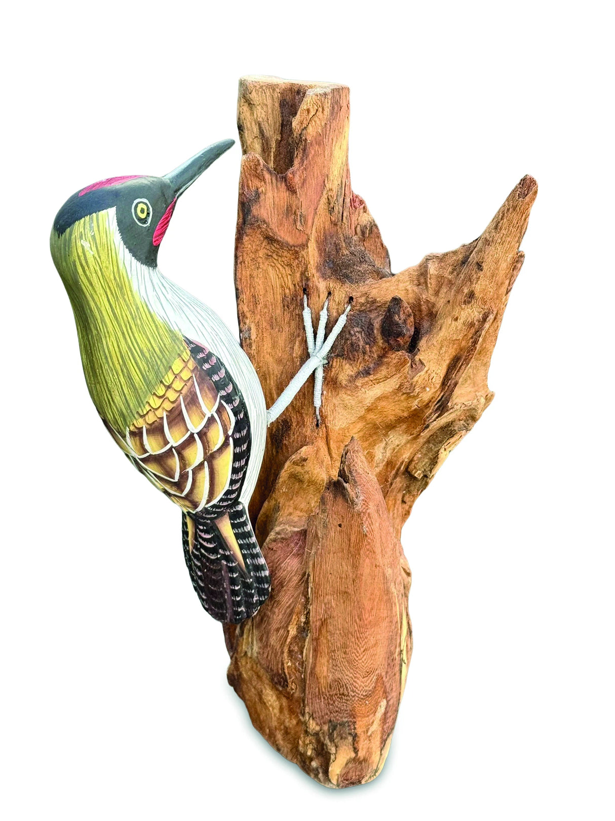 Green Woodpecker On Tree 25cm