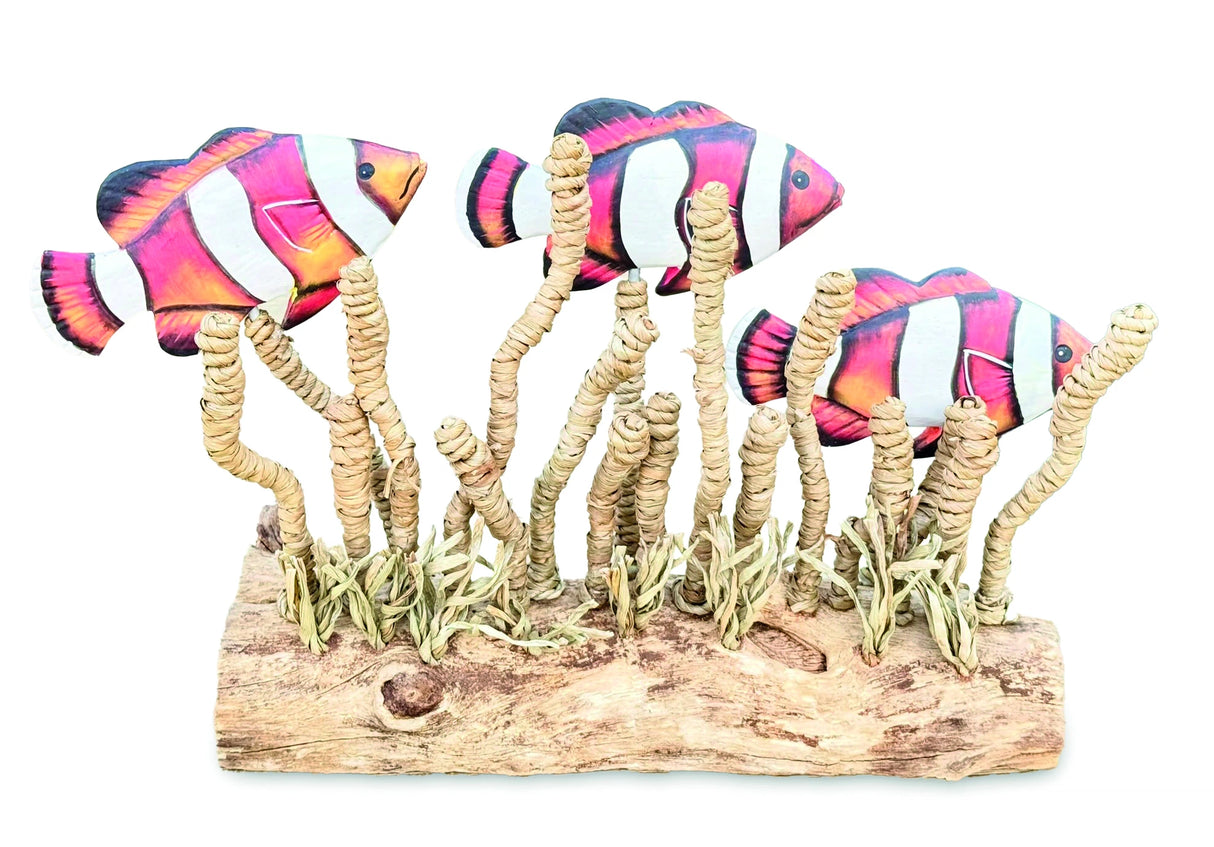 Clownfish Shoal In Seagrass
