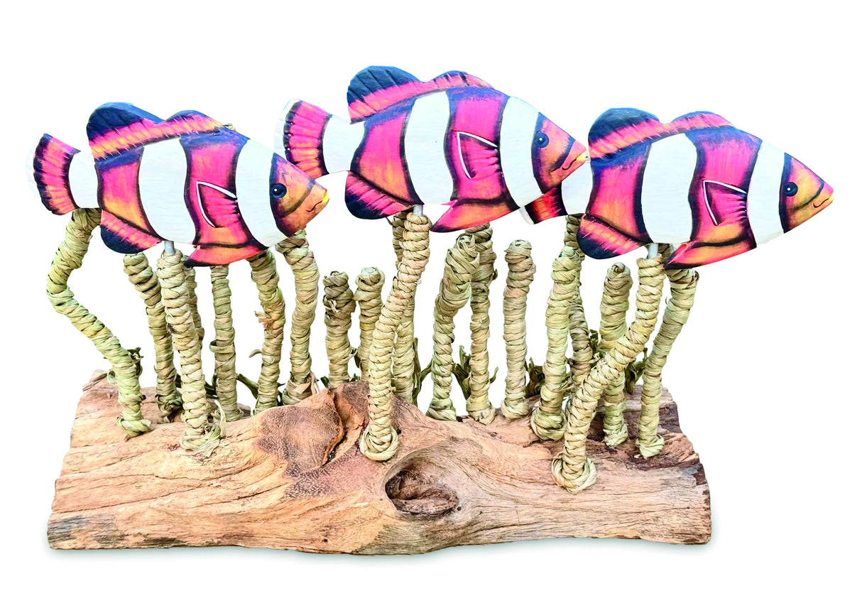 Clownfish Shoal In Seagrass