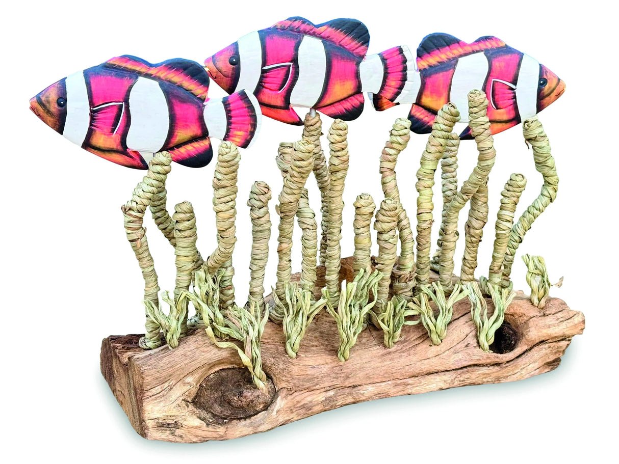 Clownfish Shoal In Seagrass