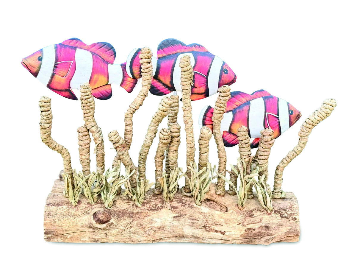 Clownfish Shoal In Seagrass