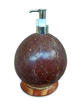 Coconut Shell Lotion/Soap Dispenser Round