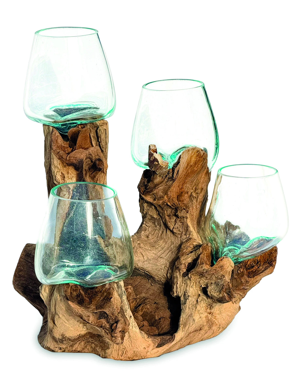 Root With Quadruple Glass Bowls Tall