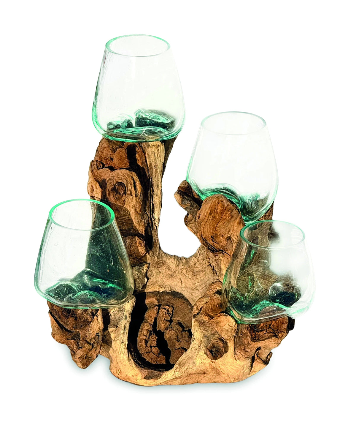 Root With Quadruple Glass Bowls Tall