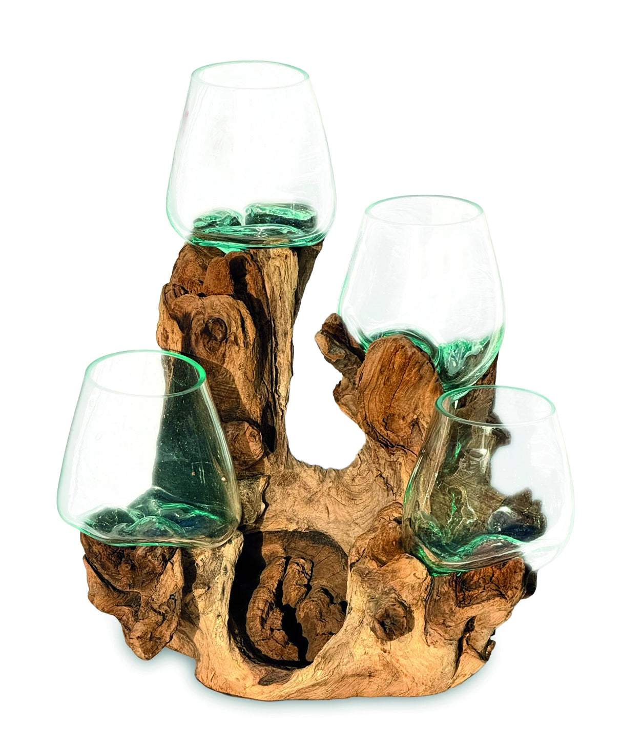 Root With Quadruple Glass Bowls Tall