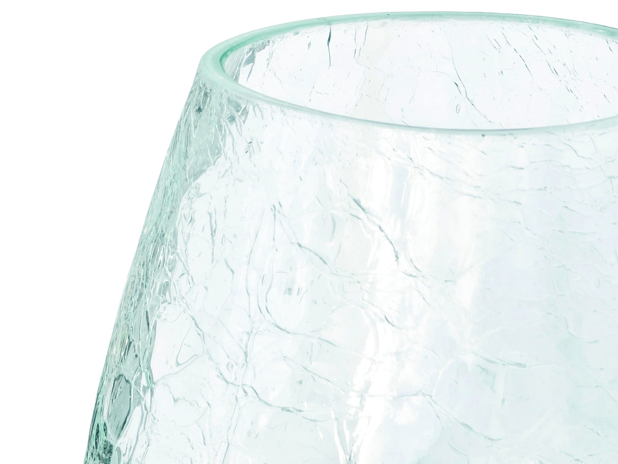 Crackle Glass Bowl 17cm
