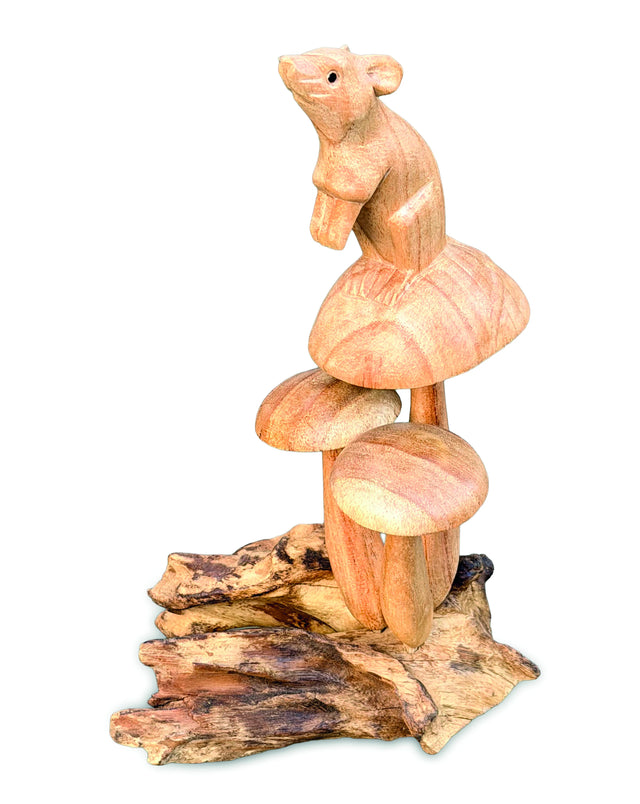 Mouse On Mushroom 22cm