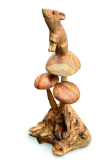Mouse On Mushroom 22cm