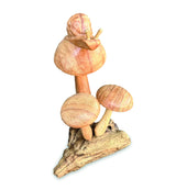 Snail On Mushroom 17cm