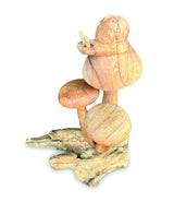 SNAIL ON MUSHROOM 17 CM