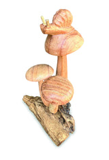 Snail On Mushroom 17cm