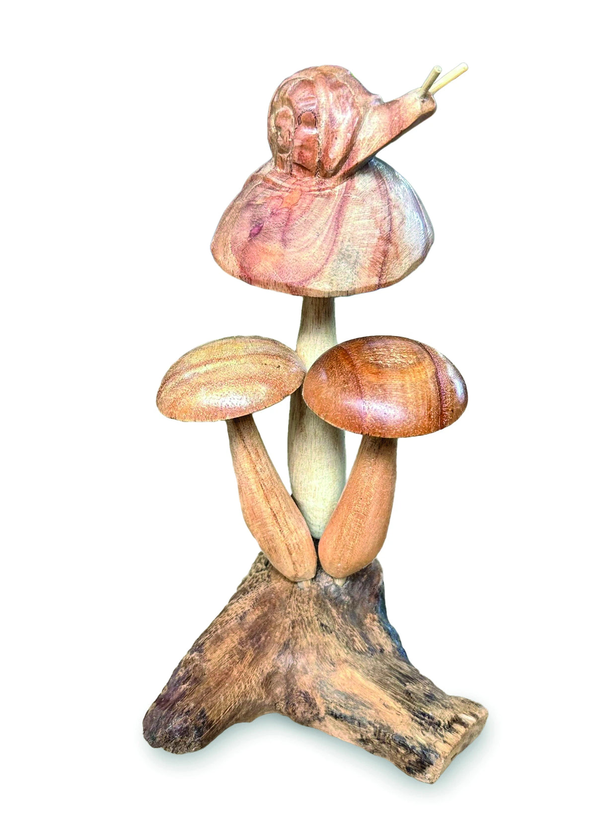 Snail On Mushroom 17cm