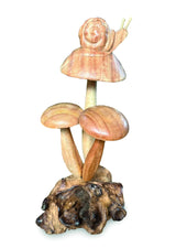 Snail On Mushroom 17cm