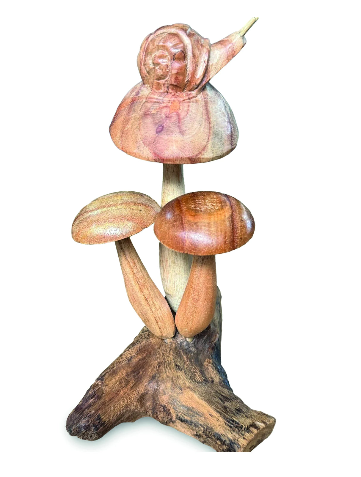 SNAIL ON MUSHROOM 17 CM