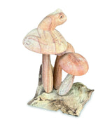 Frog On Mushroom 17cm