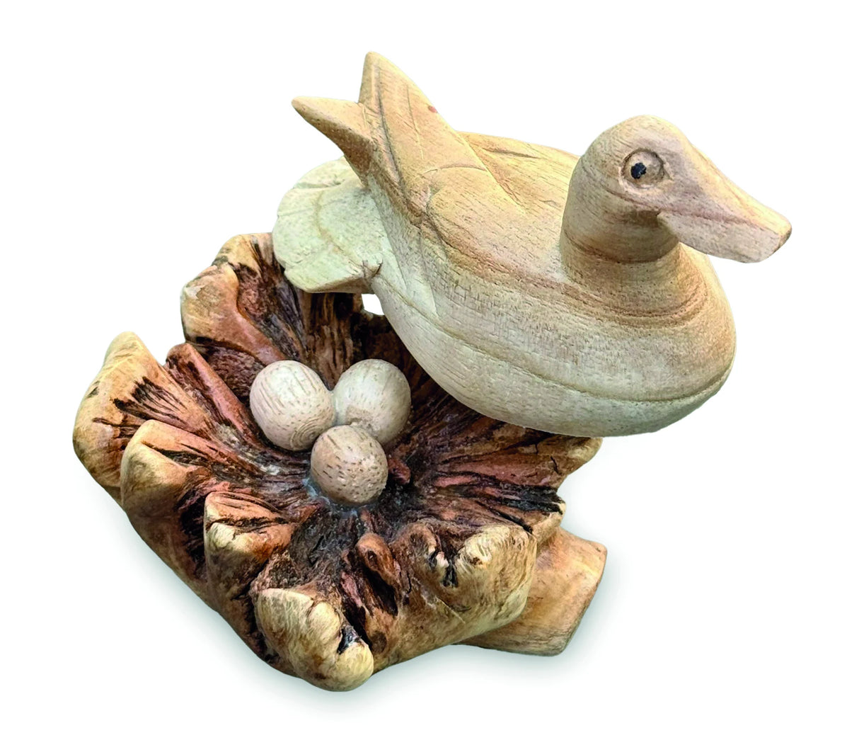 NESTING DUCK WITH EGGS 11 CM