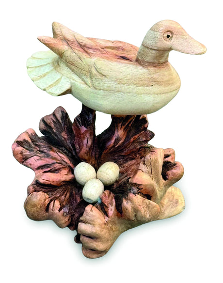 NESTING DUCK WITH EGGS 11 CM