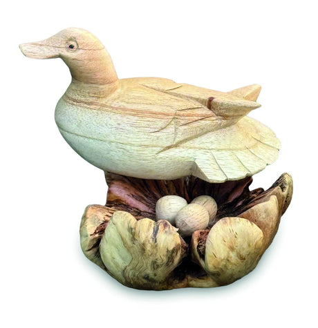 NESTING DUCK WITH EGGS 11 CM