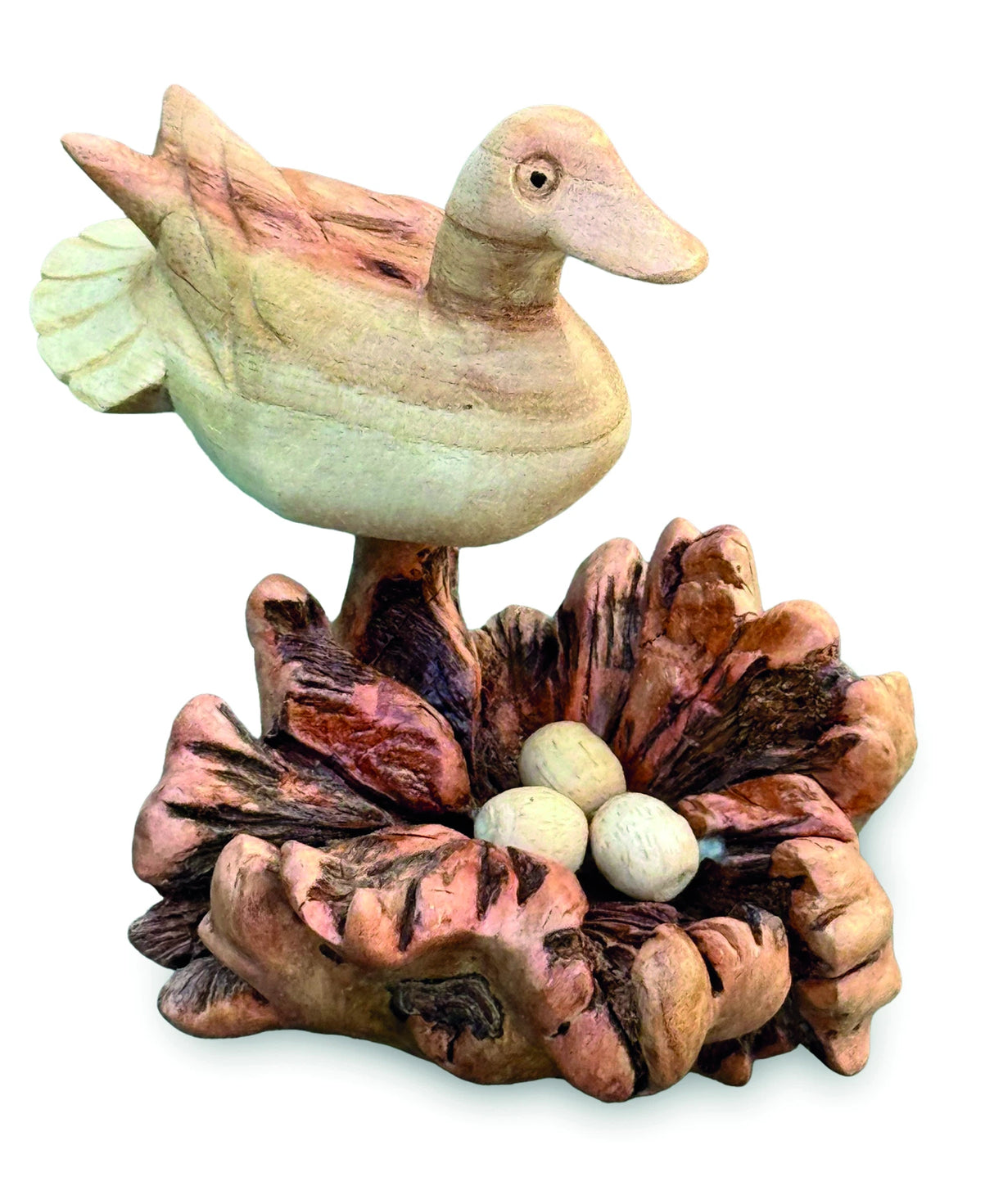 Nesting Duck With Eggs 11cm