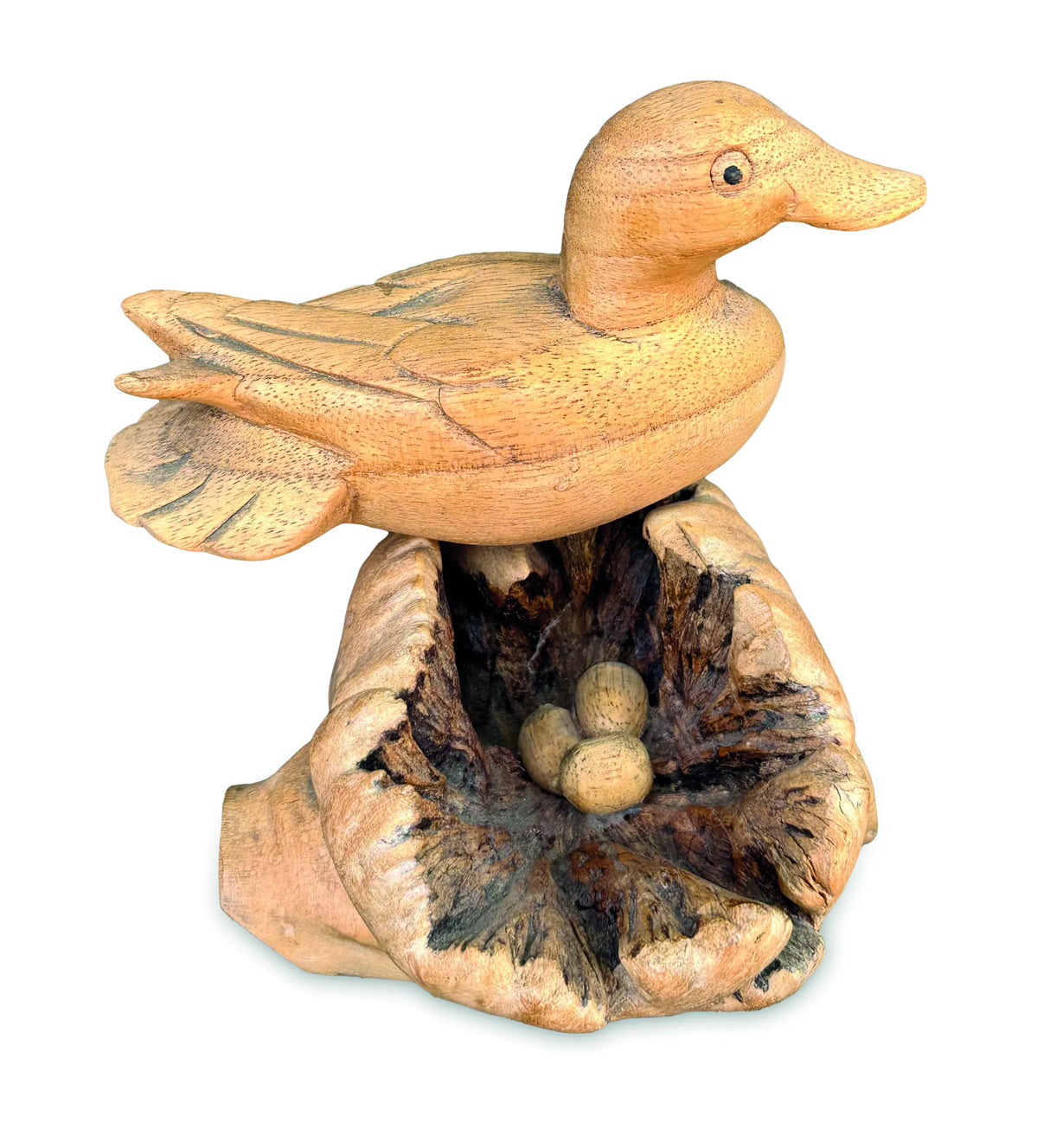 Nesting Duck With Eggs 11cm