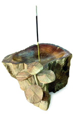 Incense Holder With Mushrooms 18cm