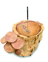 Incense Holder With Mushrooms 18cm