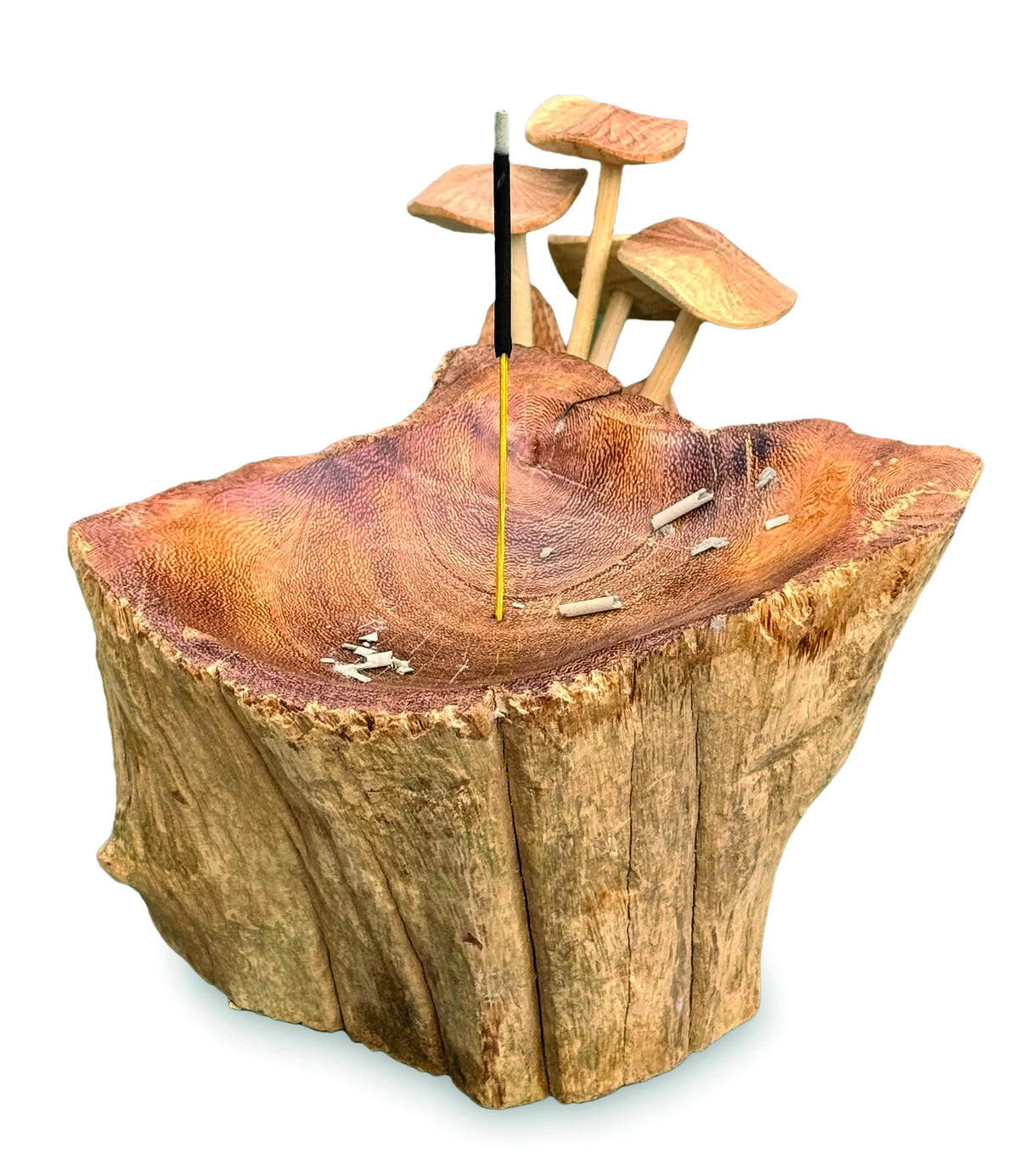 Incense Holder With Mushrooms 18cm
