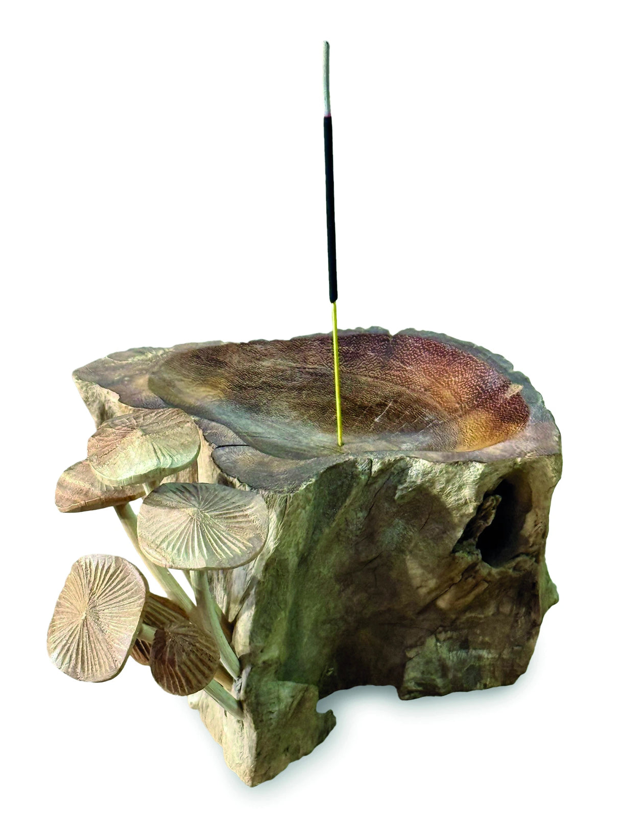 Incense Holder With Mushrooms 18cm
