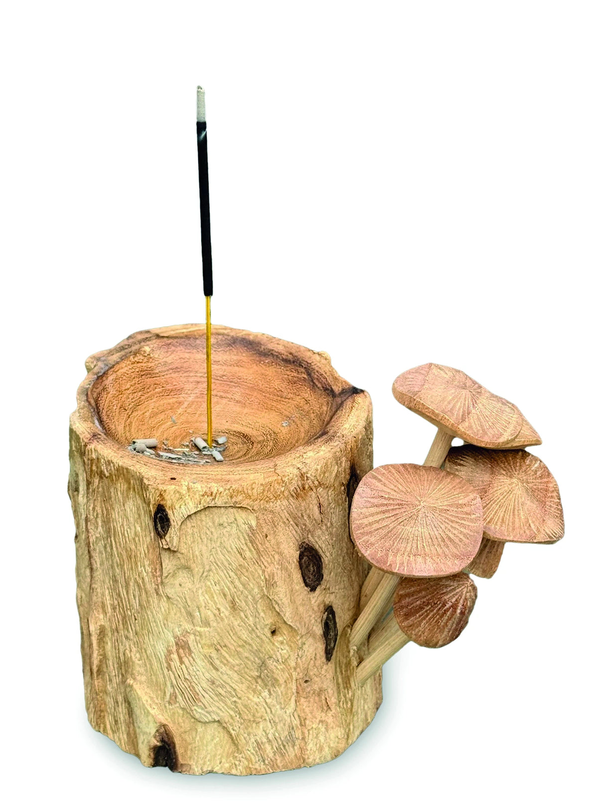 Incense Holder With Mushrooms 18cm