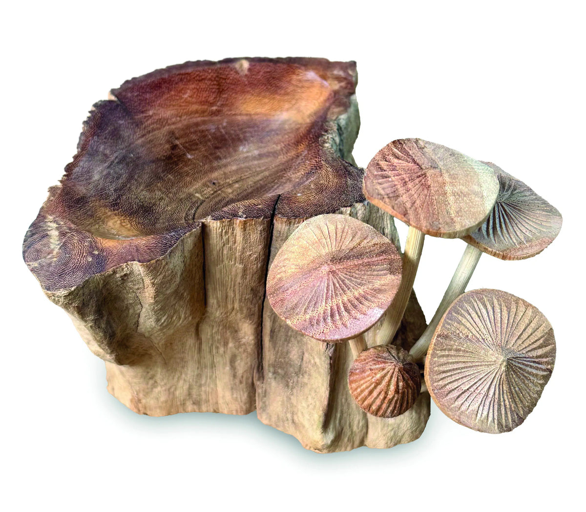 Incense Holder With Mushrooms 18cm