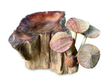 Incense Holder With Mushrooms 18cm