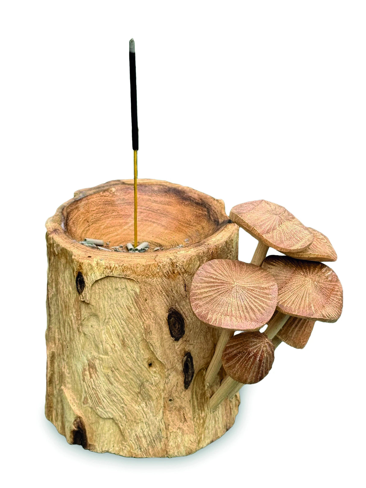 Incense Holder With Mushrooms 18cm