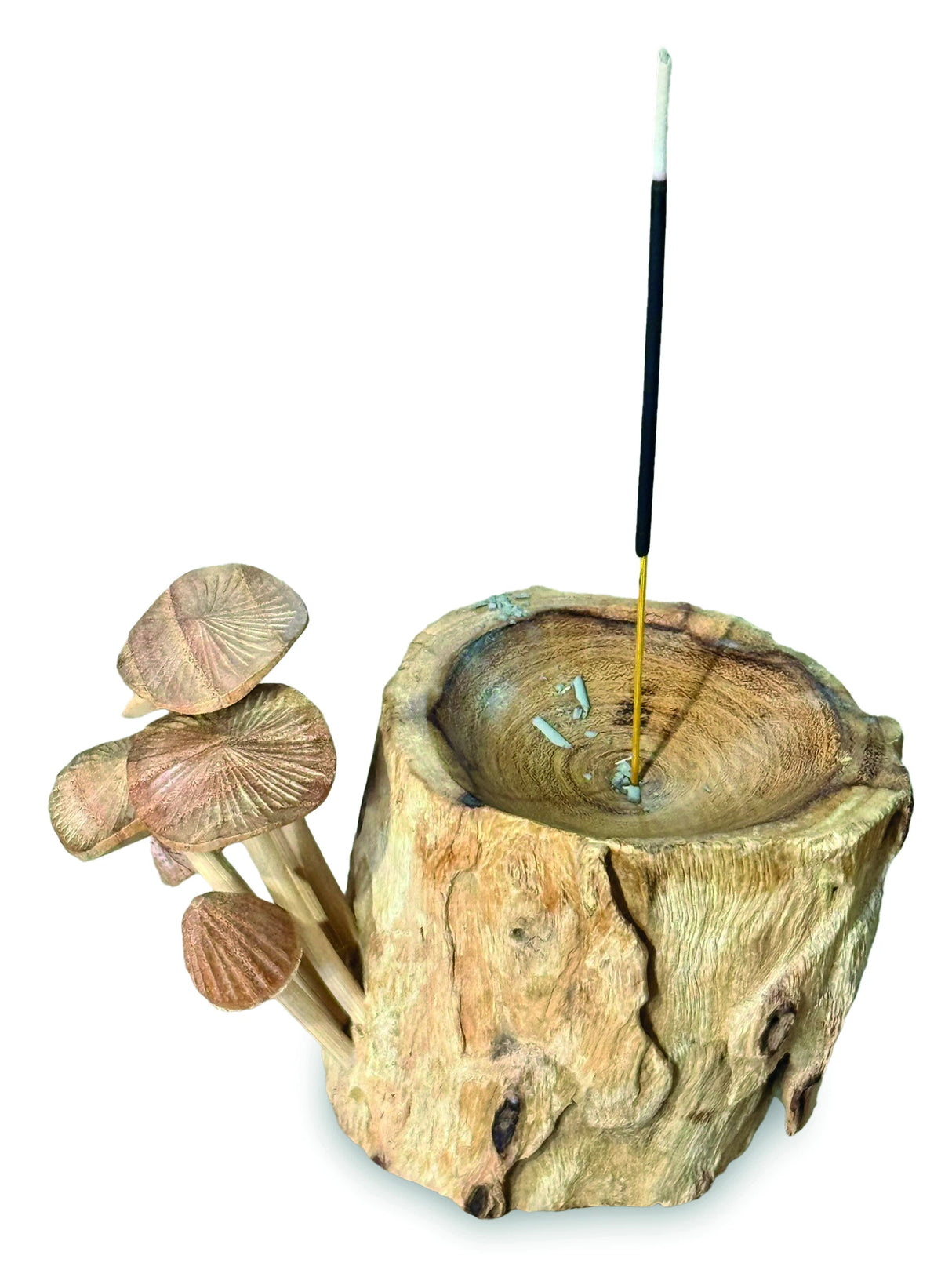 Incense Holder With Mushrooms 18cm