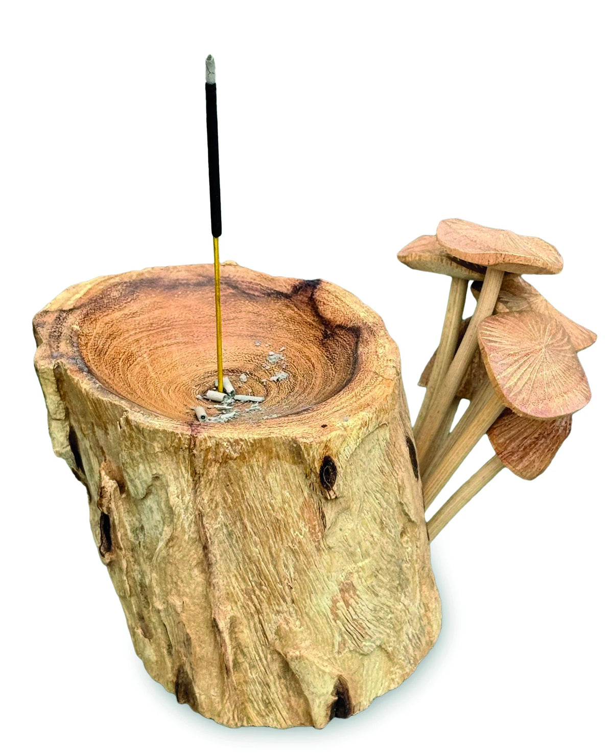 Incense Holder With Mushrooms 18cm