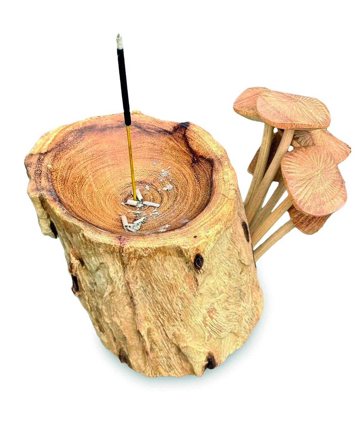 Incense Holder With Mushrooms 18cm