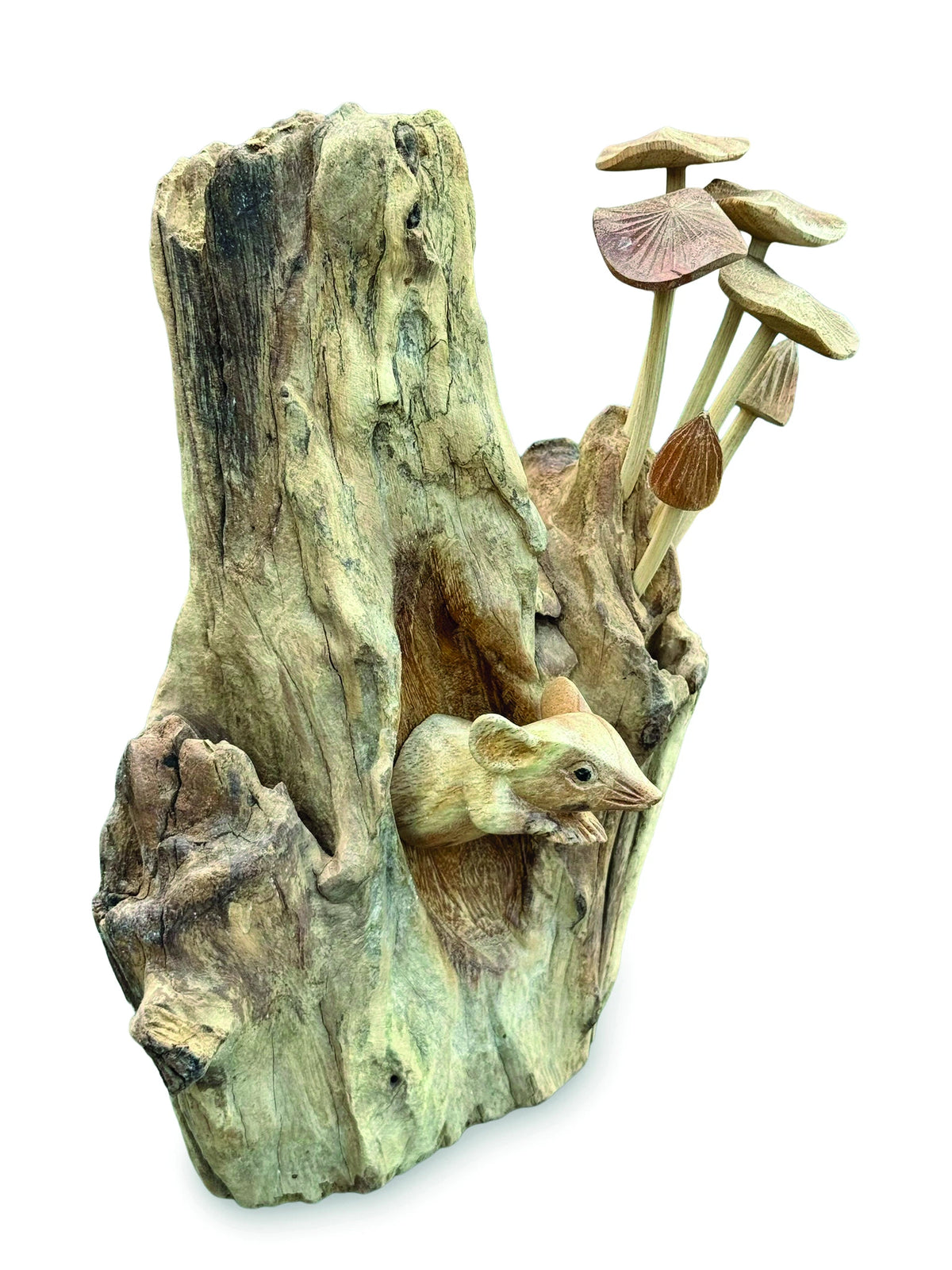 Mouse Hiding In The Mushrooms 27cm