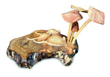 3 BLIND MICE WITH MUSHROOMS 10 CM