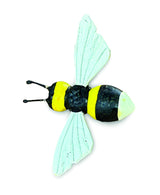Pack Of 10 Painted Wooden Bees Small 6.5cm