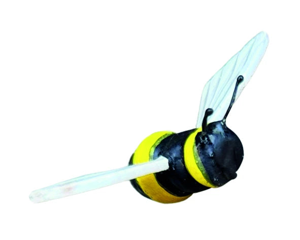 Pack Of 10 Painted Wooden Bees Small 6.5cm