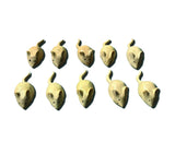 Pack Of 10 Hand-Carved Mice 8cm