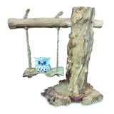 Baby Owl On A Swing 30cm