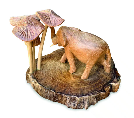 Nellie The Elephant In Mushroom Forest