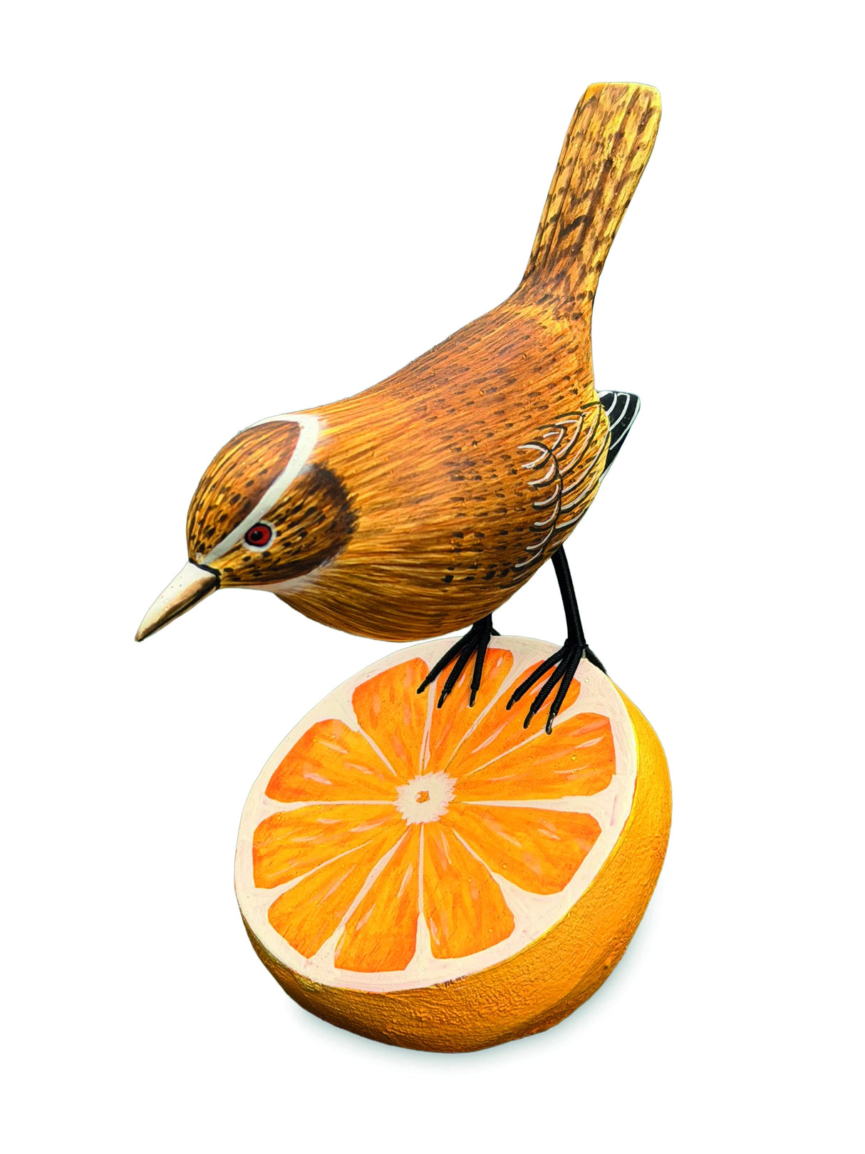 Wren Munching An Orange (Please Order In Multiples Of 2)