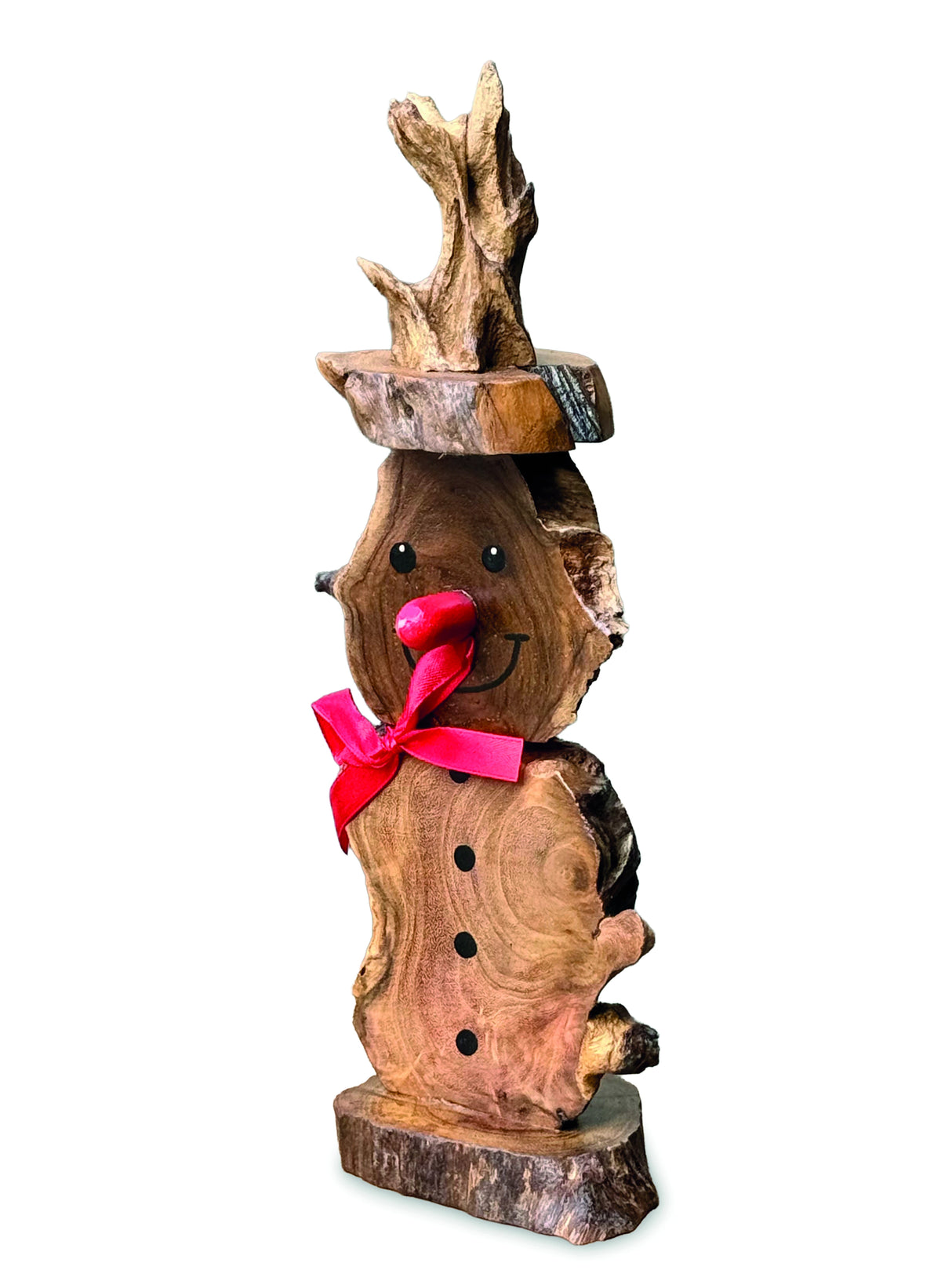 Mini Log Snowman 30cm