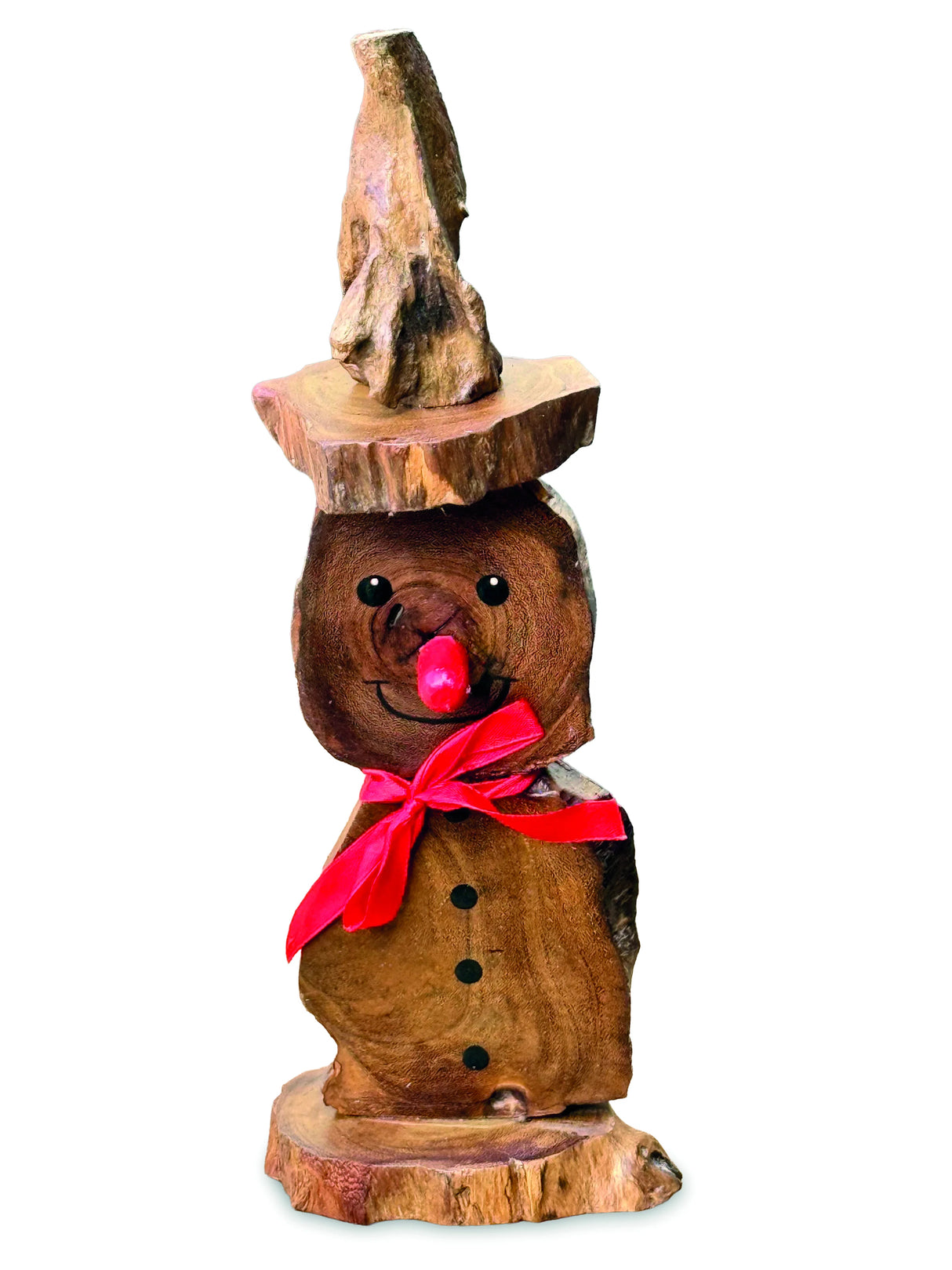 Mini Log Snowman 30cm
