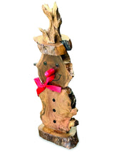 Mini Log Snowman 30cm