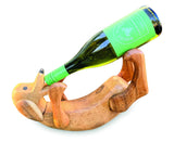 Duncan The Drunken Dog Bottle Holder Natural 35cm