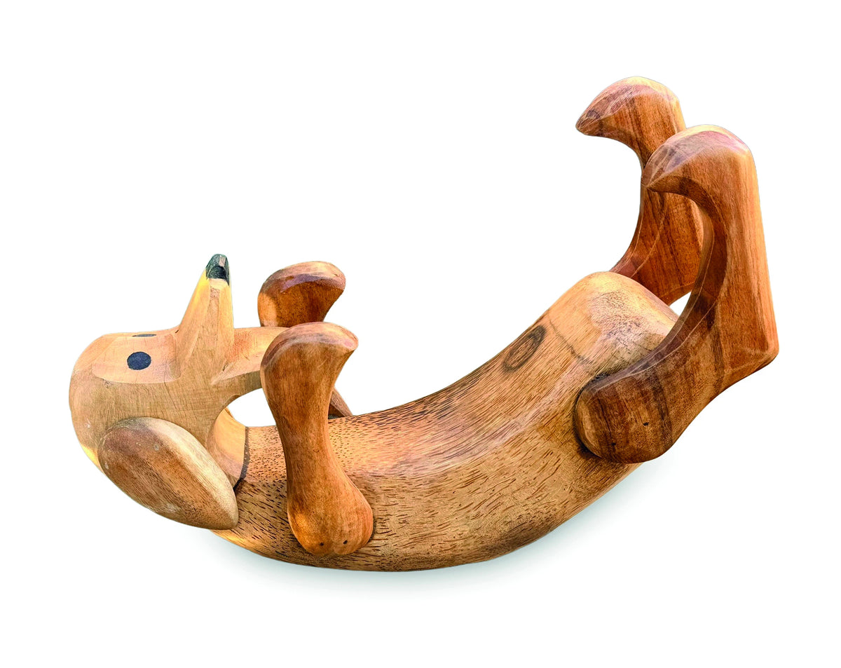 Duncan The Drunken Dog Bottle Holder Natural 35cm