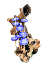 10 Lilac Mushrooms Cluster Mini Sculpture 25cm