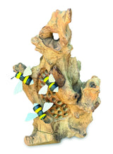 Bumblebee Honeycomb Sculpture 25cm With 3 Painted Bees